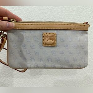 Light Gray Dooney & Bourke Wristlet